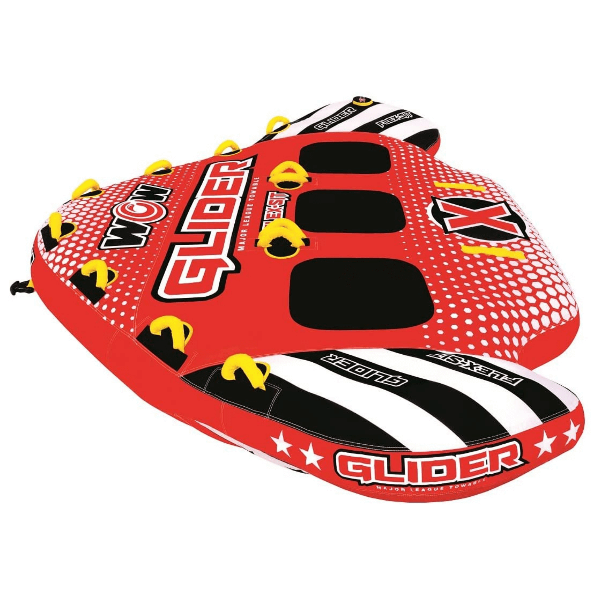 WOW Watersports Glider 3 Person 3P Towable with Flex Seating