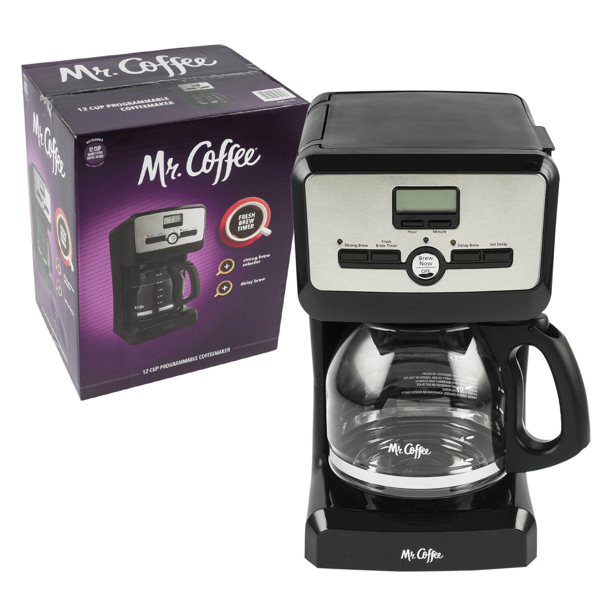 Mr. Coffee 12-Cup Programmable Coffeemaker - REFURBISHED
