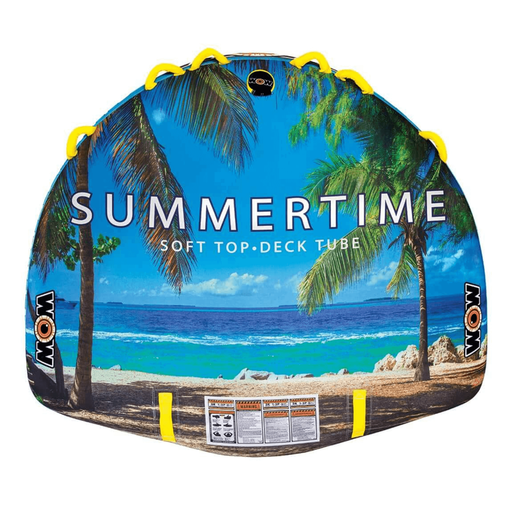 WOW Watersports Summertime 3P Towable with Soft Top for Smooth Ride