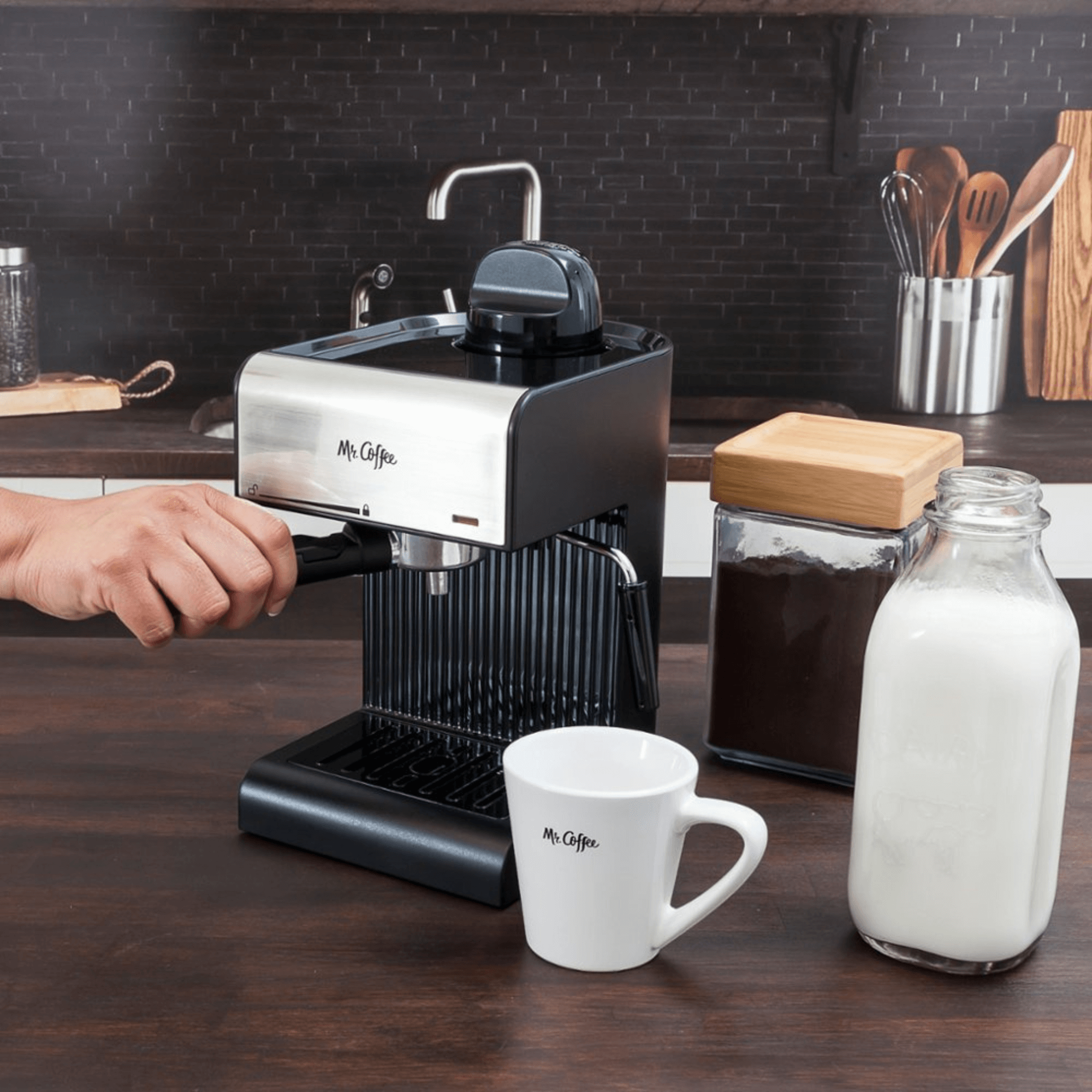 Mr. Coffee Espresso/Cappuccino & Latte Maker - REFURBISHED