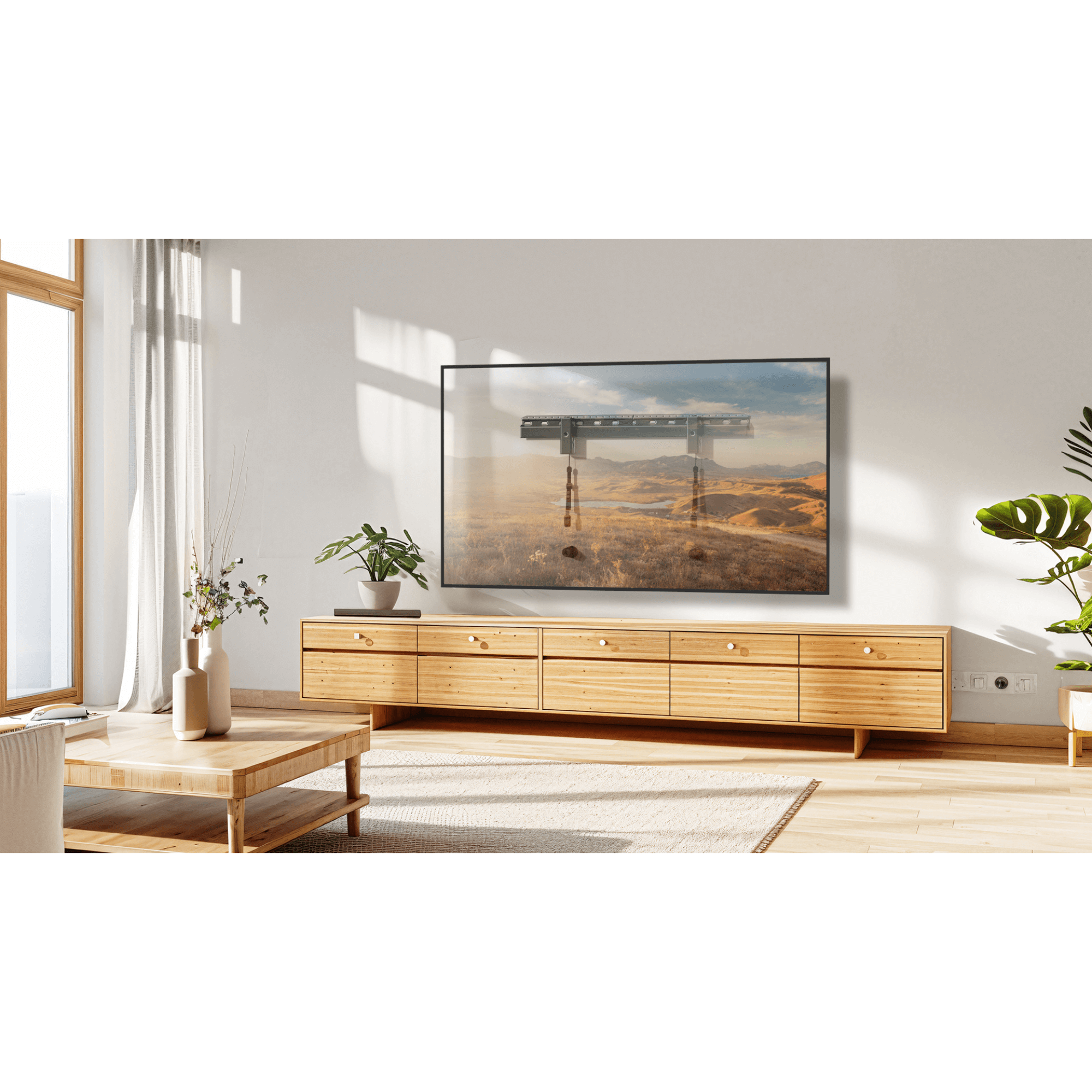 ErgoAV Large Low Profile Fixed Mount for 42" to 90" TVs