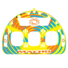 WOW Watersports Macho Multiple Riding Positions Tube for Up to 3 People