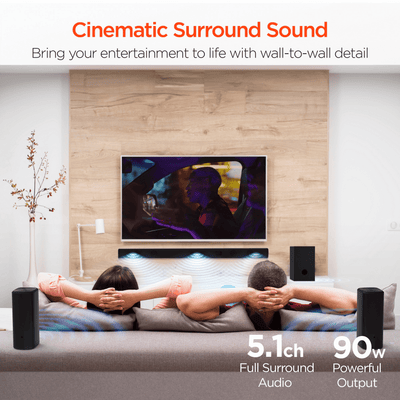 HyperGear SB51a 5.1 Home Theater Surround Sound System