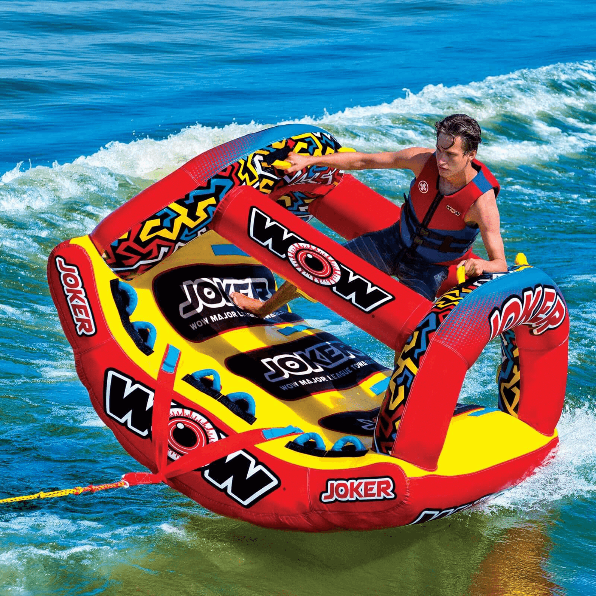 WOW Watersports Joker 3-Person Towable with Power Tower and Handles