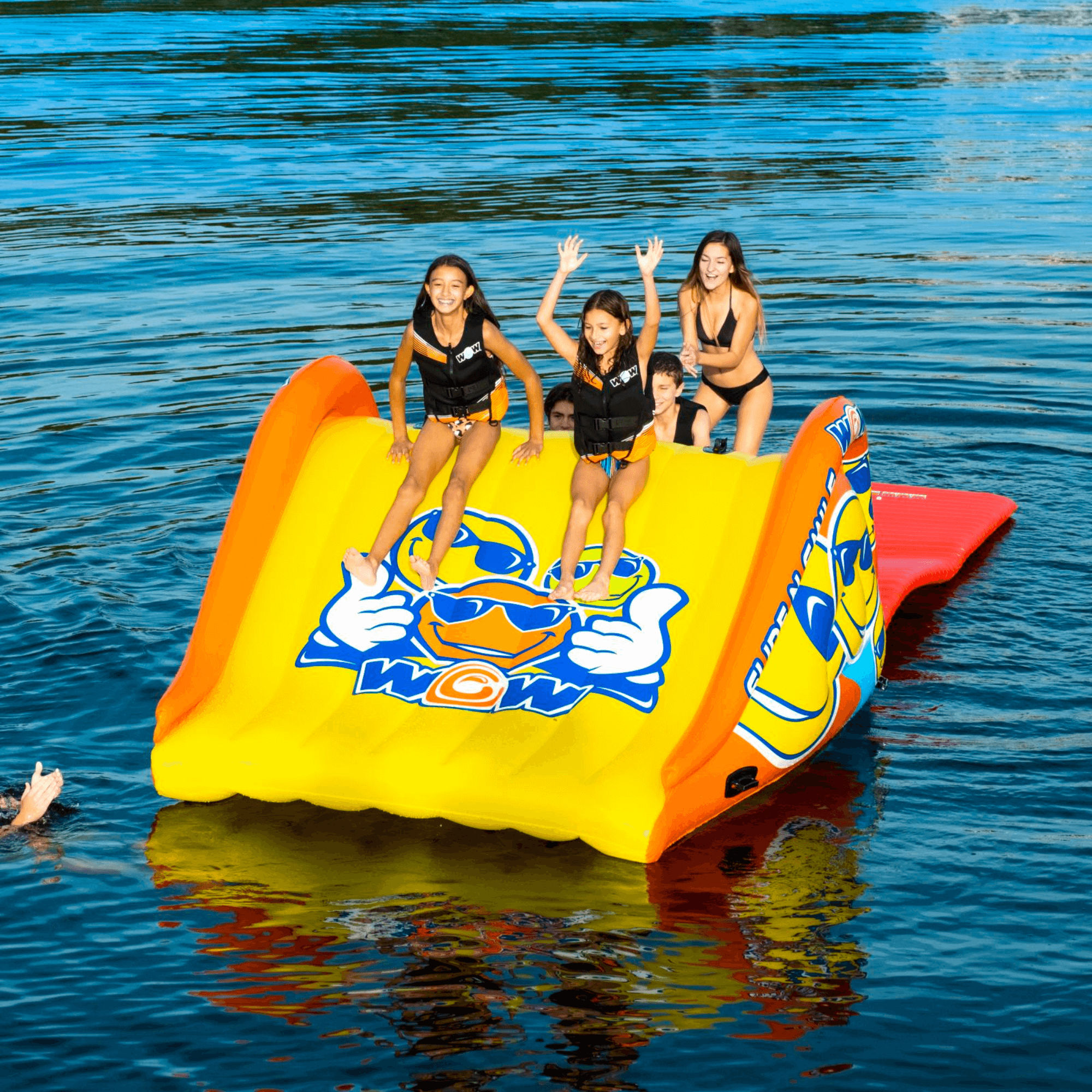 WOW Watersports Slide and Water Walkway Slide N Smile Combo