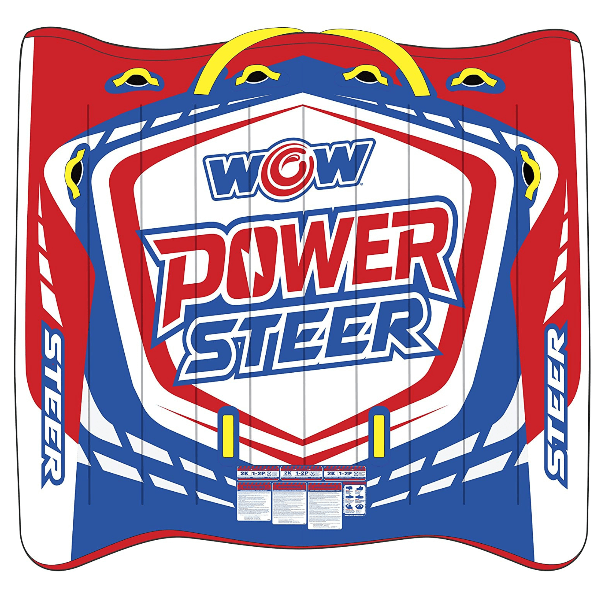 WOW Watersports Power Steer 3 Person 3P Steerable Deck Tube