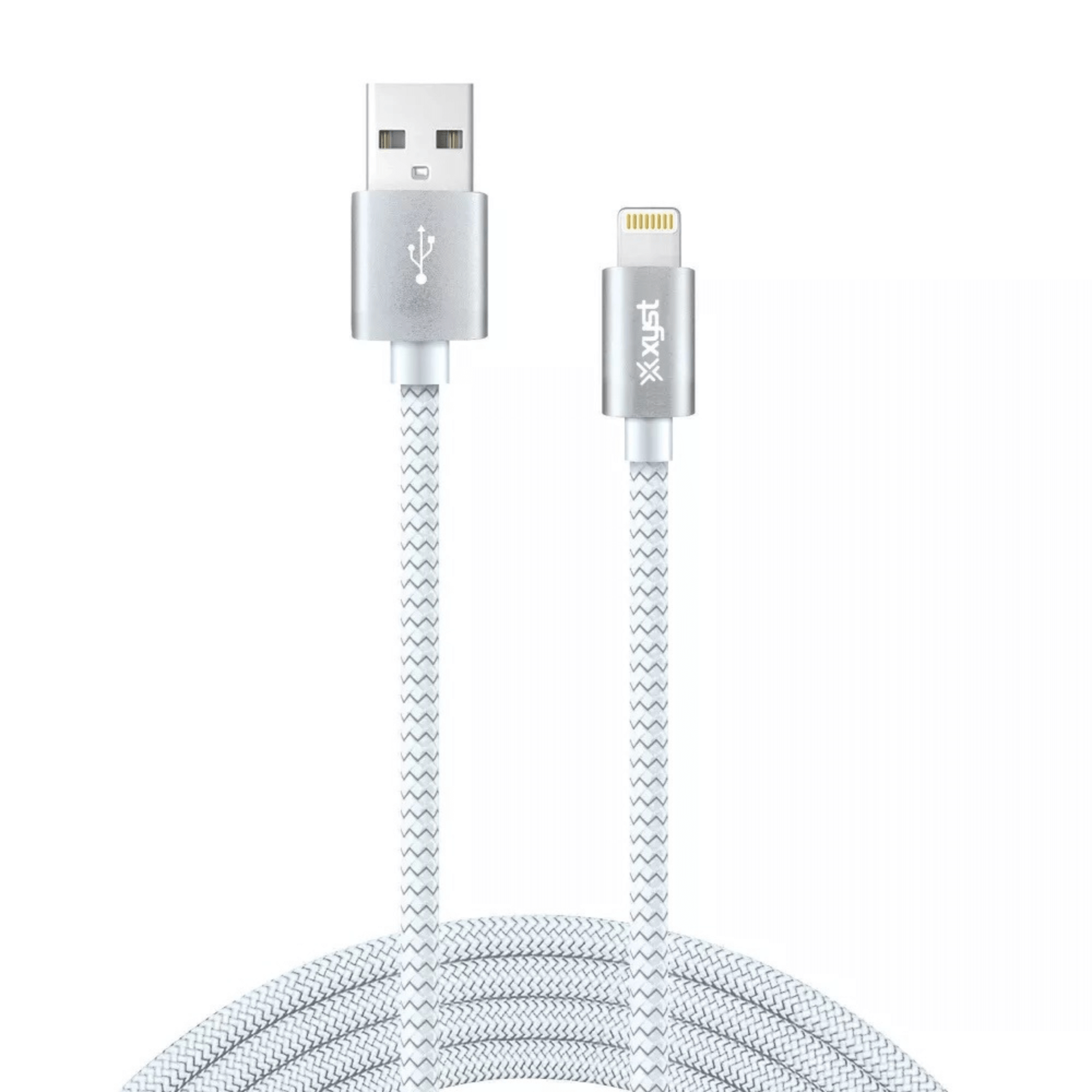 Xyst Charge and Sync USB to Lightning Braided Cable 10Ft