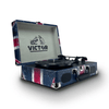 Victor Metro Plus Portable Dual Bluetooth Suitcase Turntable