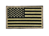 Tactical USA Flag Patch with Detachable Backing