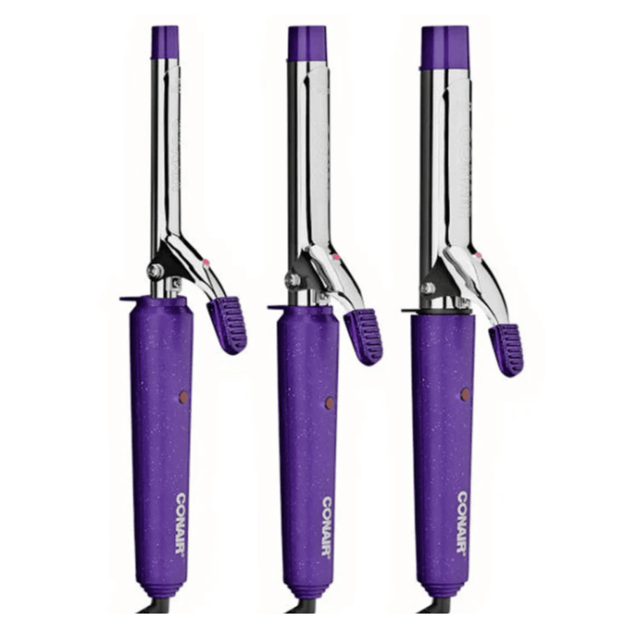 Conair 3-Pack Chrome Multi-Size Curling Iron Set