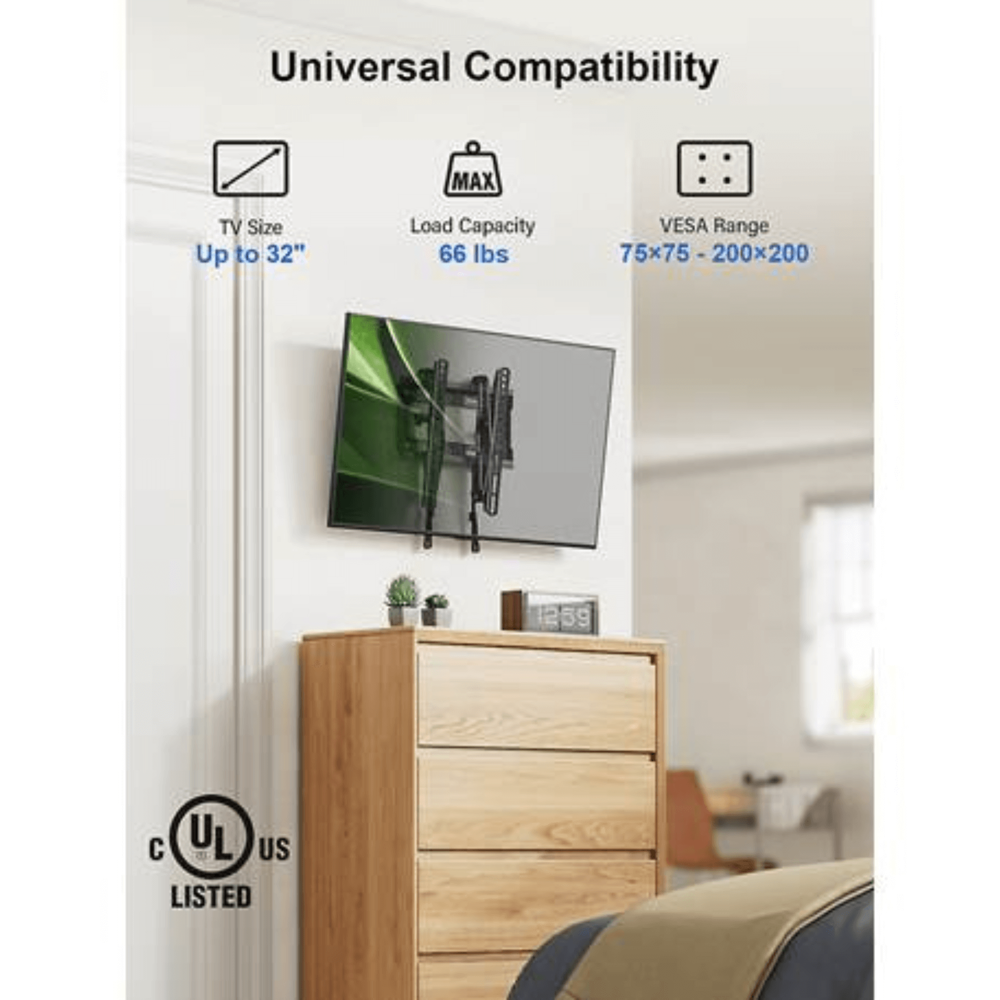 ErgoAV Tilt Mount for TVs 23" to 32"