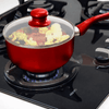 Better Chef 1.5Qt Ceramic-Coated Saucepan with Glass Lid