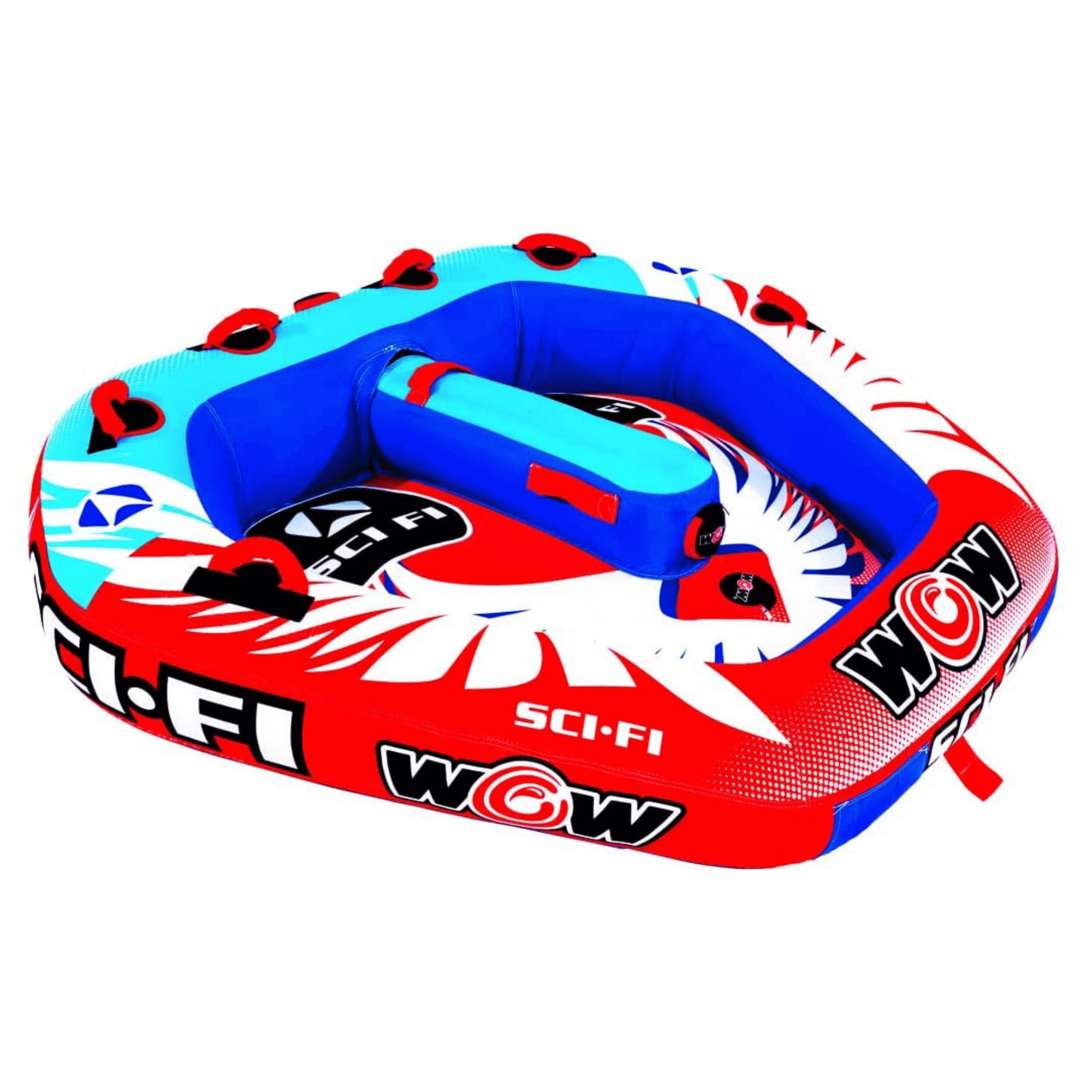 WOW Watersports Sci-Fi 2 Person 2P Cockpit Towable with Inflated Median