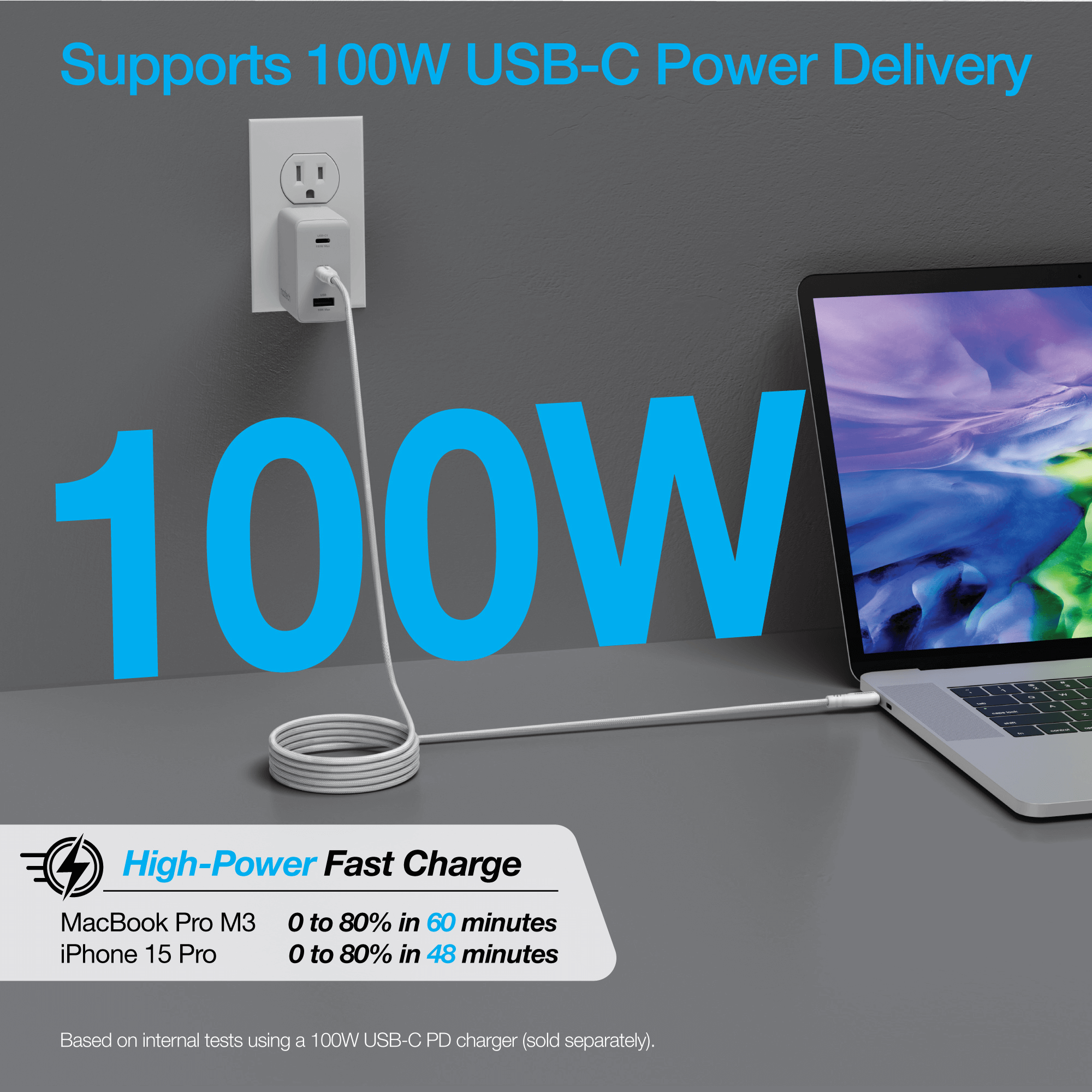 Naztech REcoil USB-C to USB-C Magnetic Cable 6ft