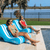 WOW Watersports Splash Pad Lounge Chair w Bottom Slot and Built-In Cup Holder