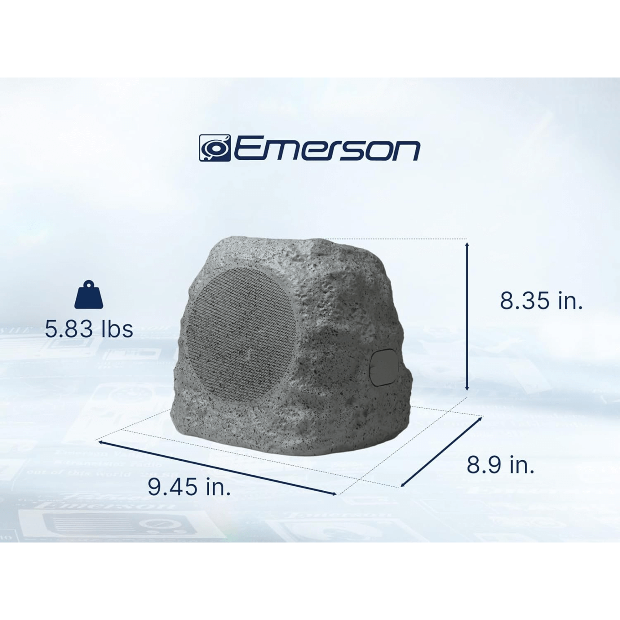 Emerson Rock Party Solar Bluetooth Speaker