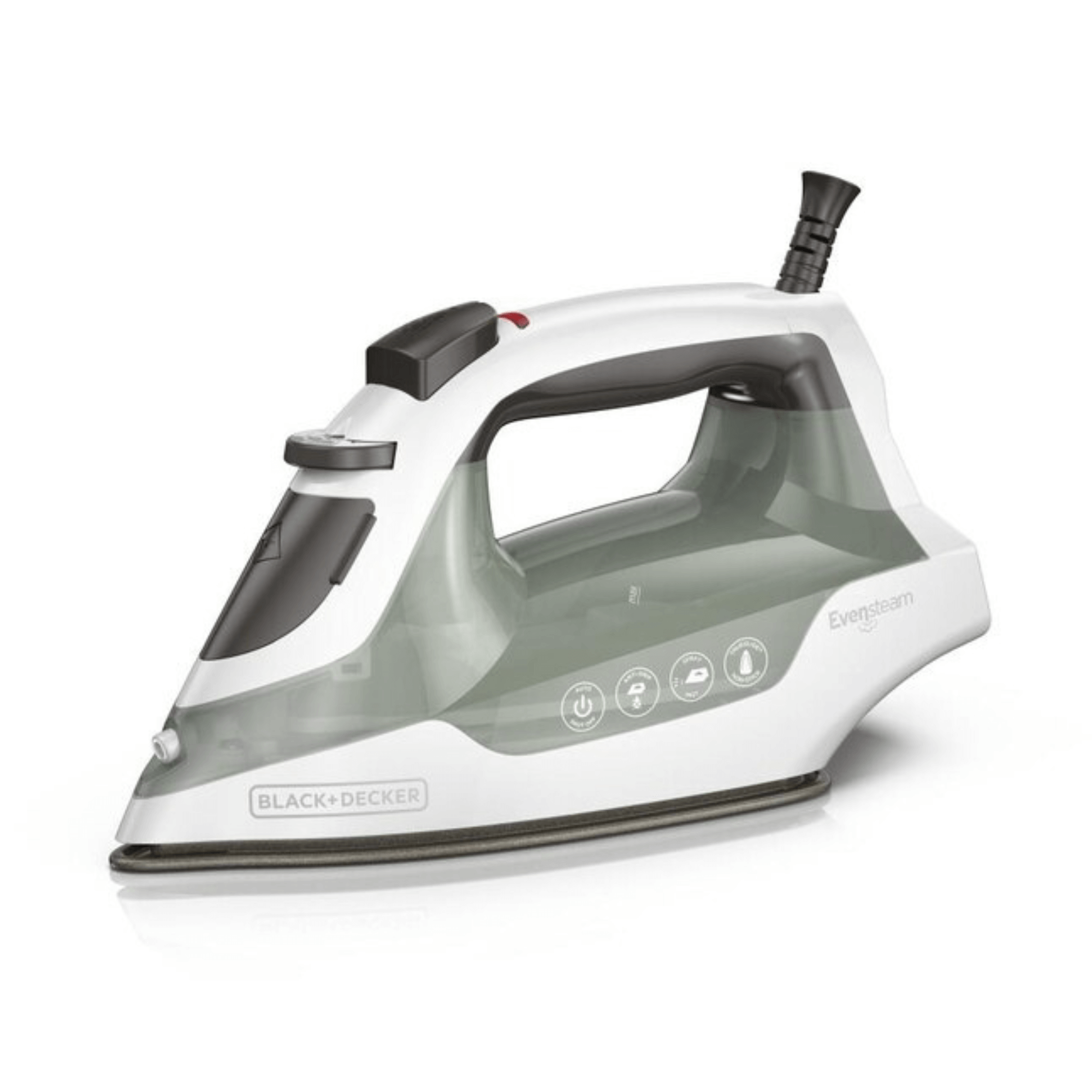 Black & Decker Easy Steam TrueGlide Nonstick SmartSteam Compact Iron - REFURBISHED