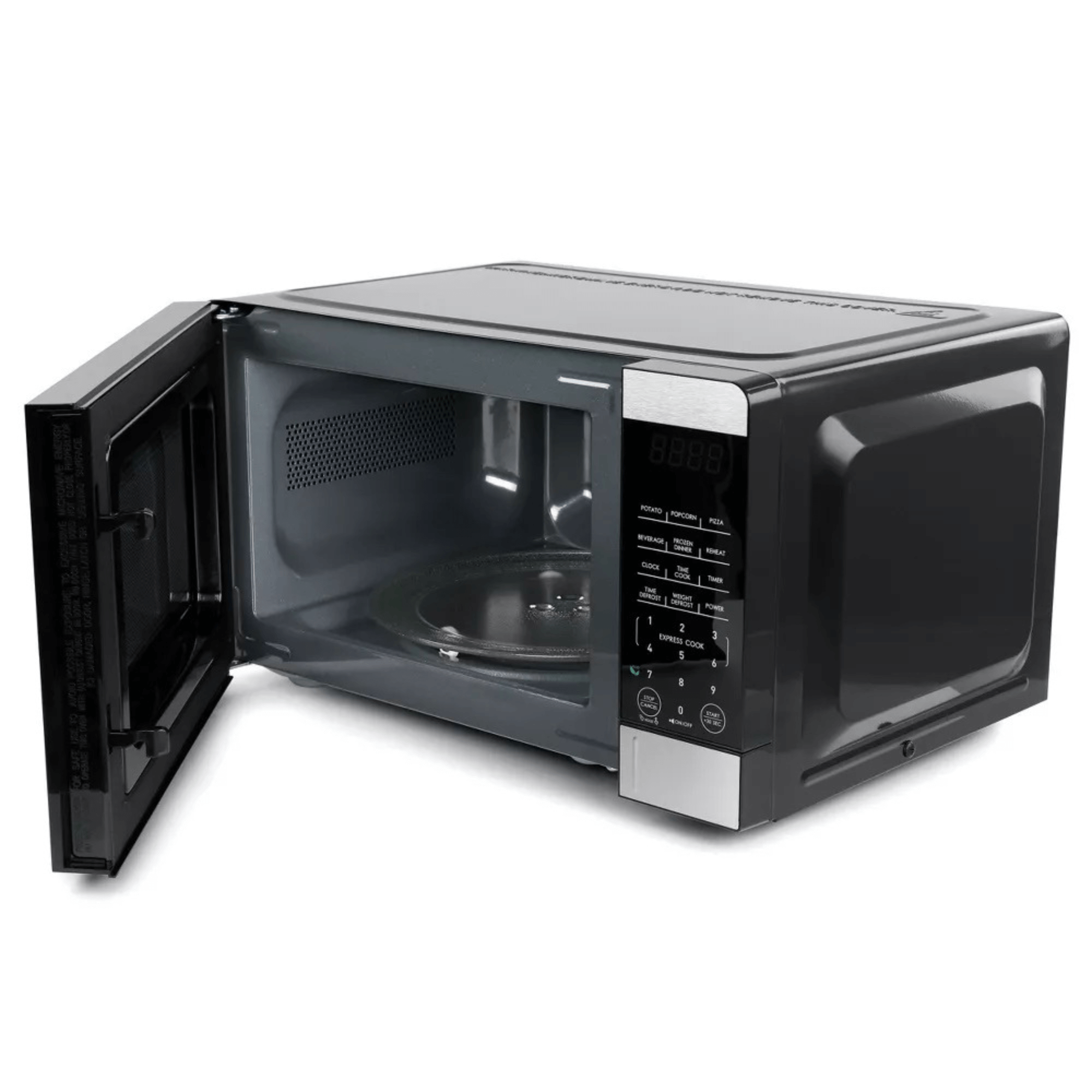 Galanz 0.9 Cu. Ft. 900 Watt Countertop Microwave Oven with Stainless Accents