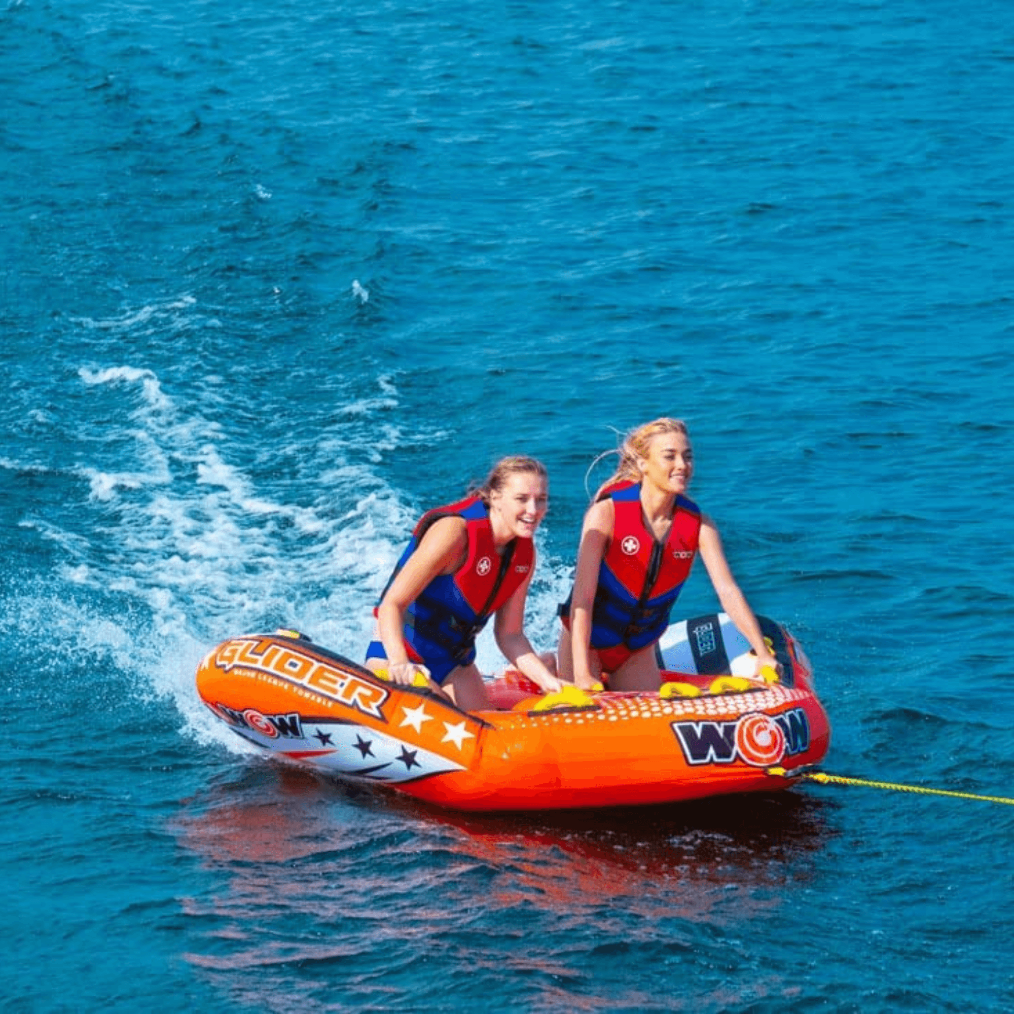 WOW Waterports Glider 2 Person 2P Towable with Flex Seating