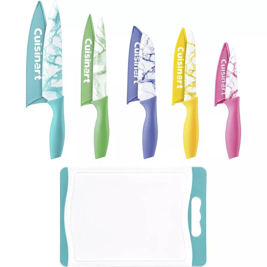 Cuisinart Advantage Cutlery 11-Piece Cutting Board and Marble Knife Set