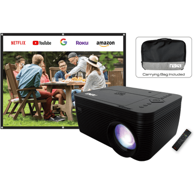 Naxa 150" Home Theater LCD Projector Combo - Refurbished