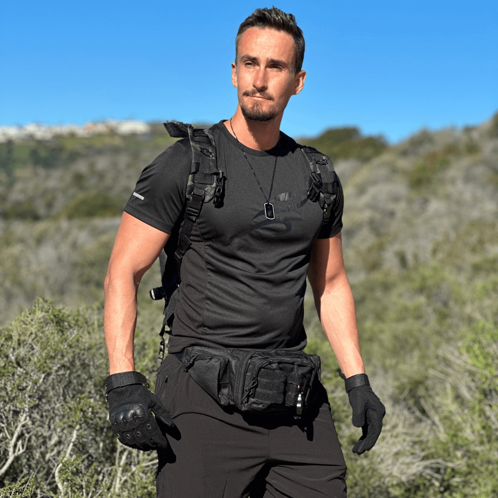 JupiterGear Tactical Military Airsoft Gloves for Outdoor Sports, Paintball, and Motorcycling with Touchscreen Fingertip Capability