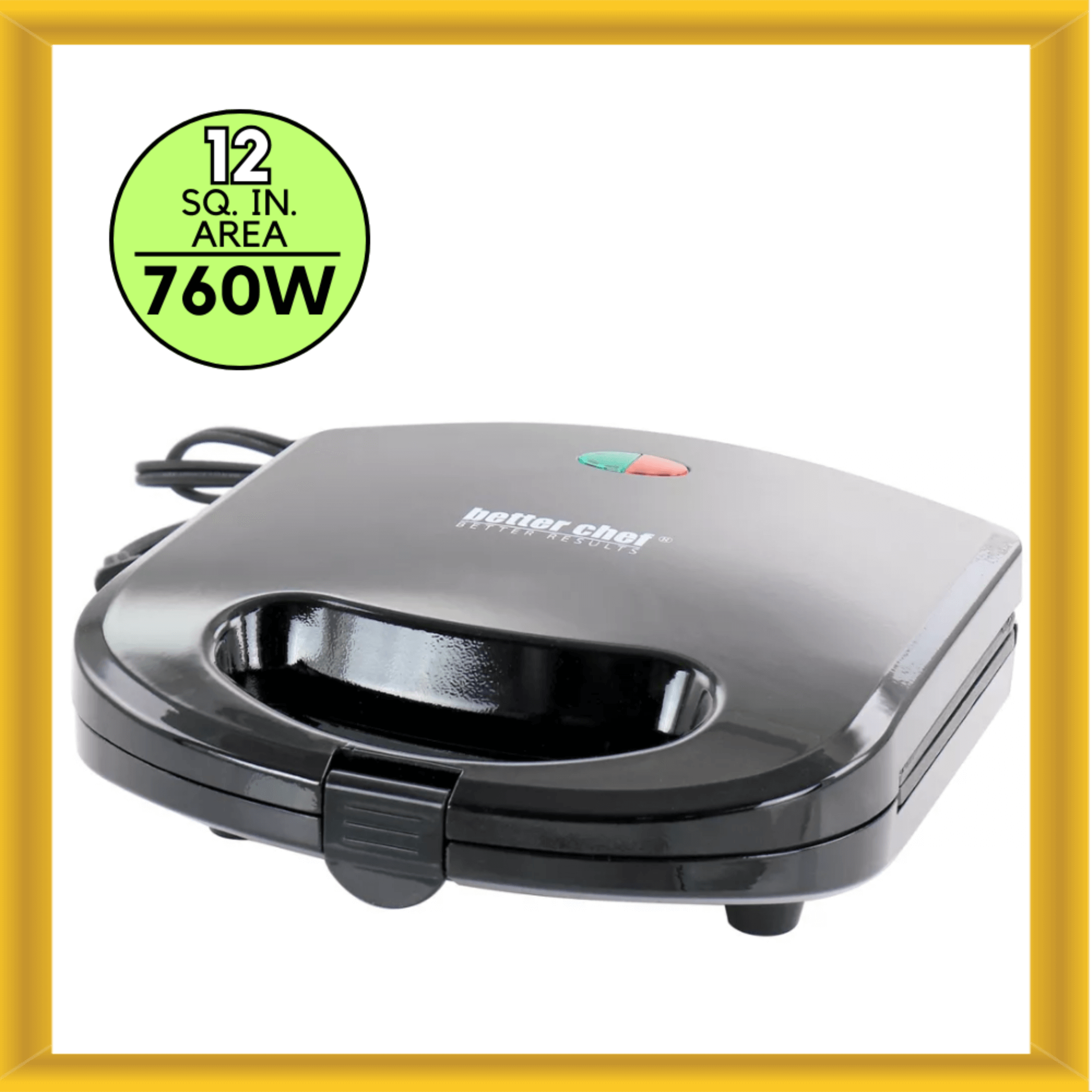 Better Chef Non-Stick Basic Panini / Contact Grill