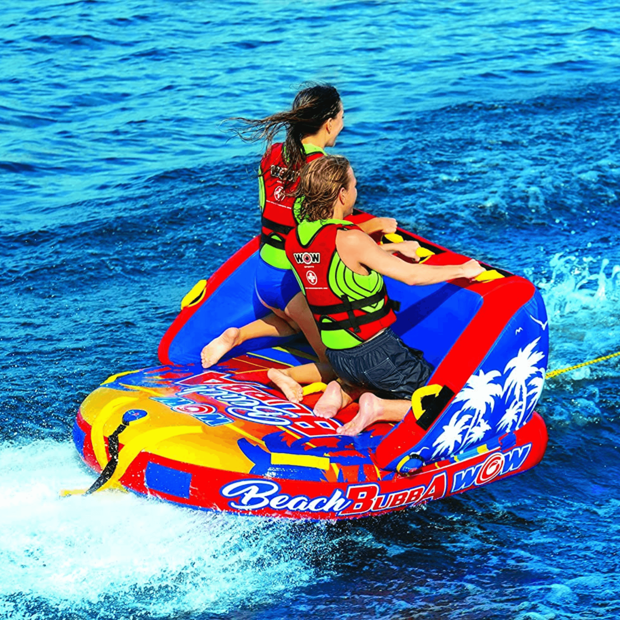 WOW Watersports Beach Bubba 2 Person 2P Towable with Foam Handles