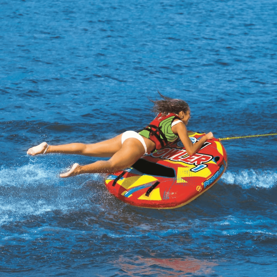 WOW Watersports Prowler Towable 1 Person Starter Kit w 12V Pump