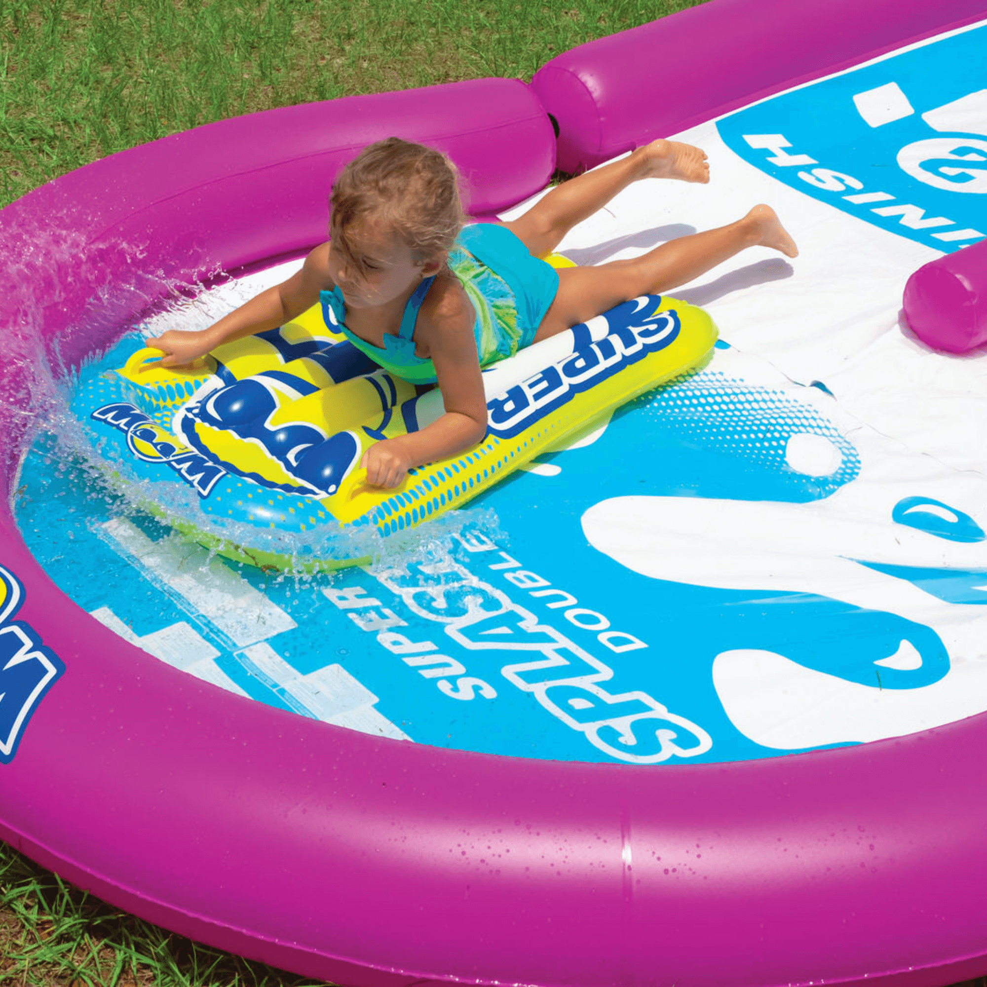 WOW Watersports Pool End for the Giant Backyard Double Lane Lawn Slide