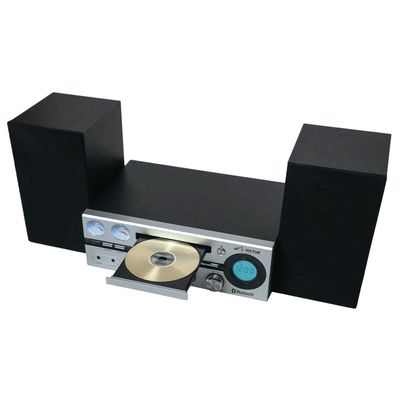 Victor Milwaukee 50W Desktop CD Stereo System Silver - Refurbished