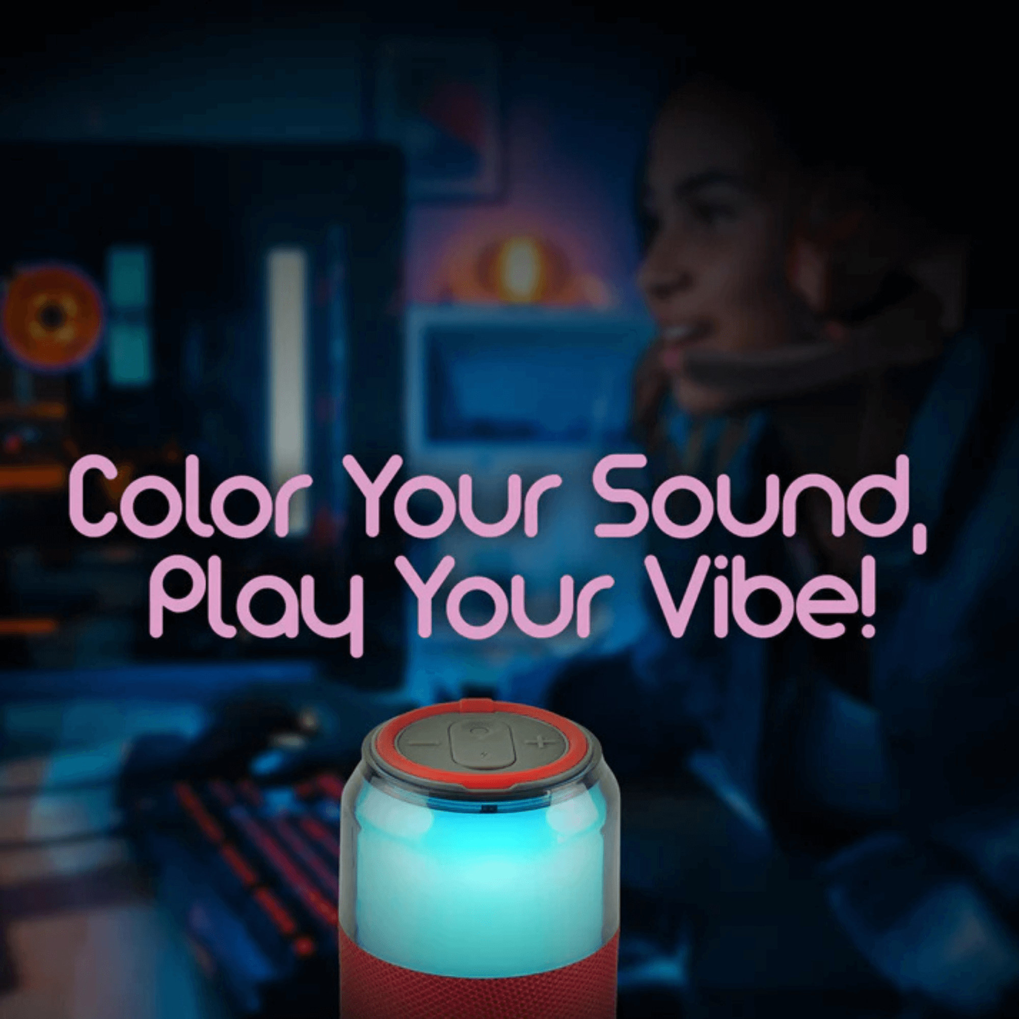 Supersonic SodaBoom Portable Bluetooth Speaker