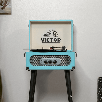 Victor Andover 5-in-1 Music Center Turquoise - Refurbished