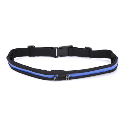 Dual Pocket Running Belt Sports and Travel Fanny Pack for Jogging, Cycling and Outdoors