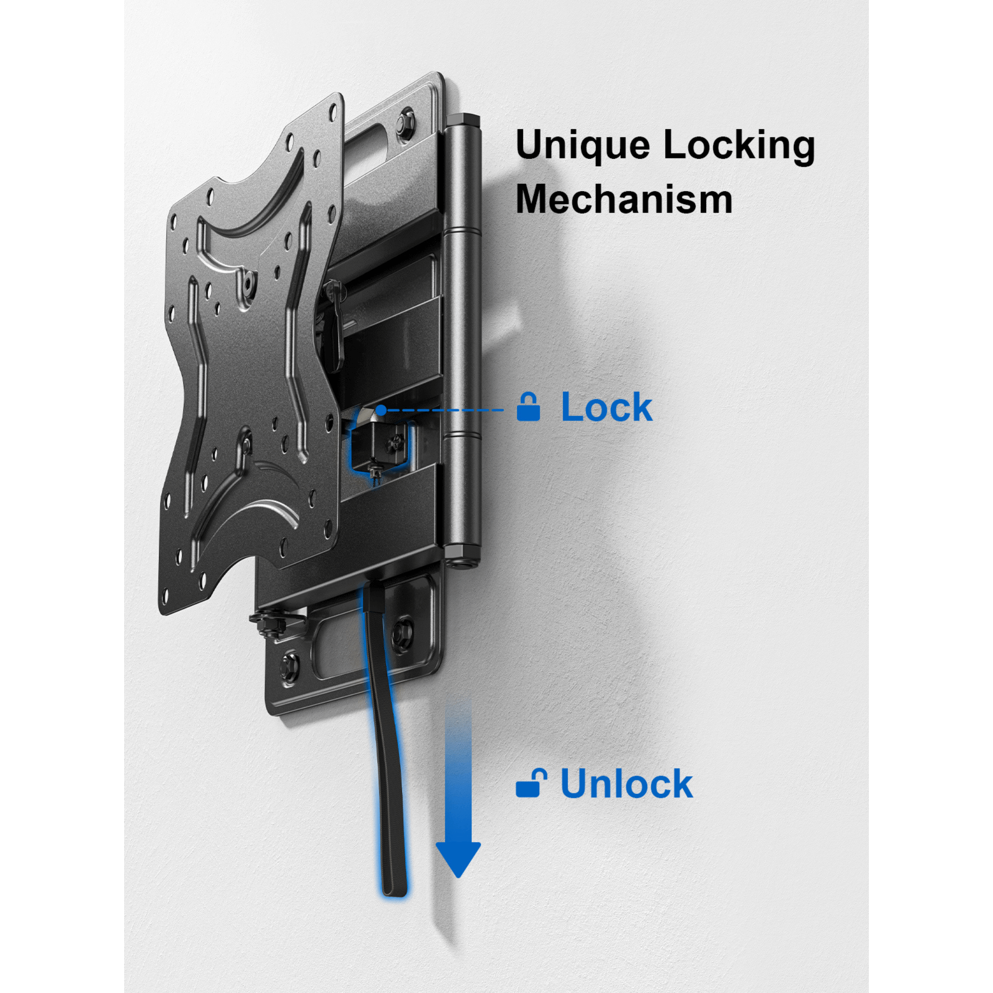 ErgoAV RV Motion Mount 200x200 for TVs 23" to 43"