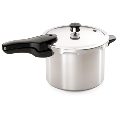 Presto 8-Quart Polished Aluminum Pressure Cooker