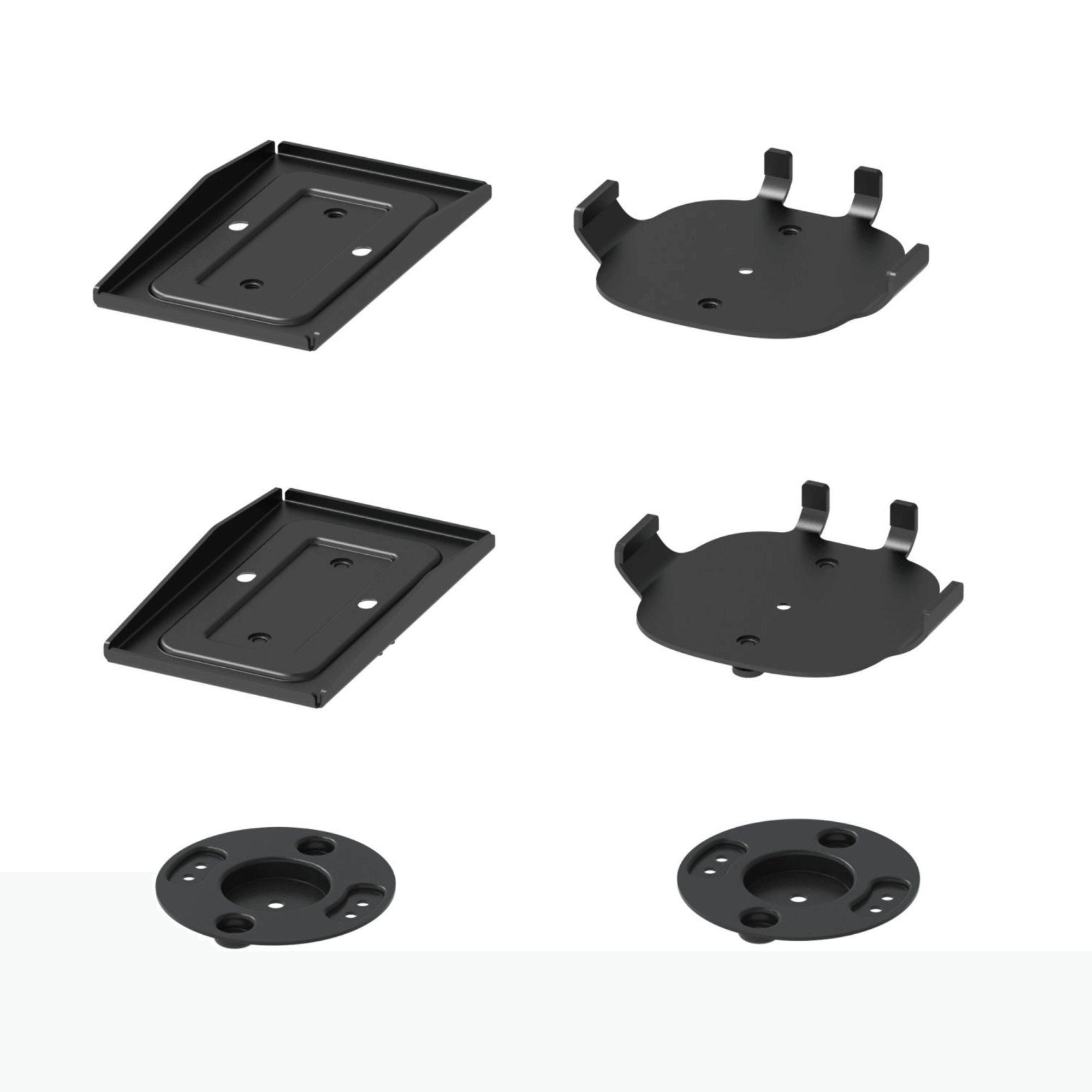 ErgoAV 1-Pair Fixed Height Sonos Speaker Stands 34"