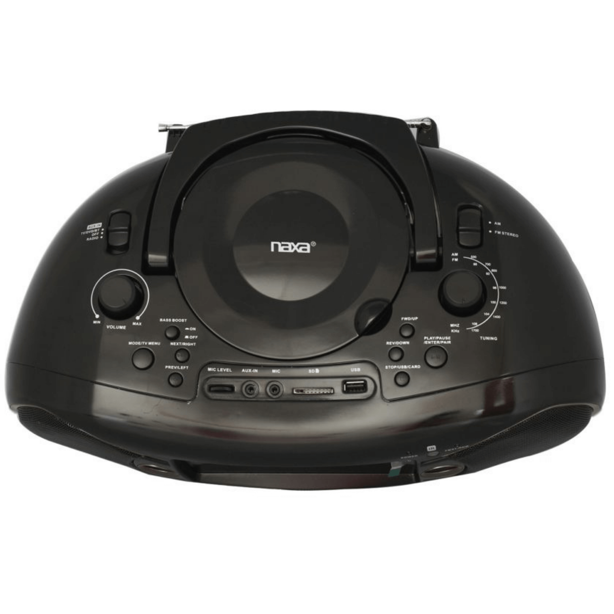 Naxa 7" Bluetooth DVD Boombox and TV - Refurbished