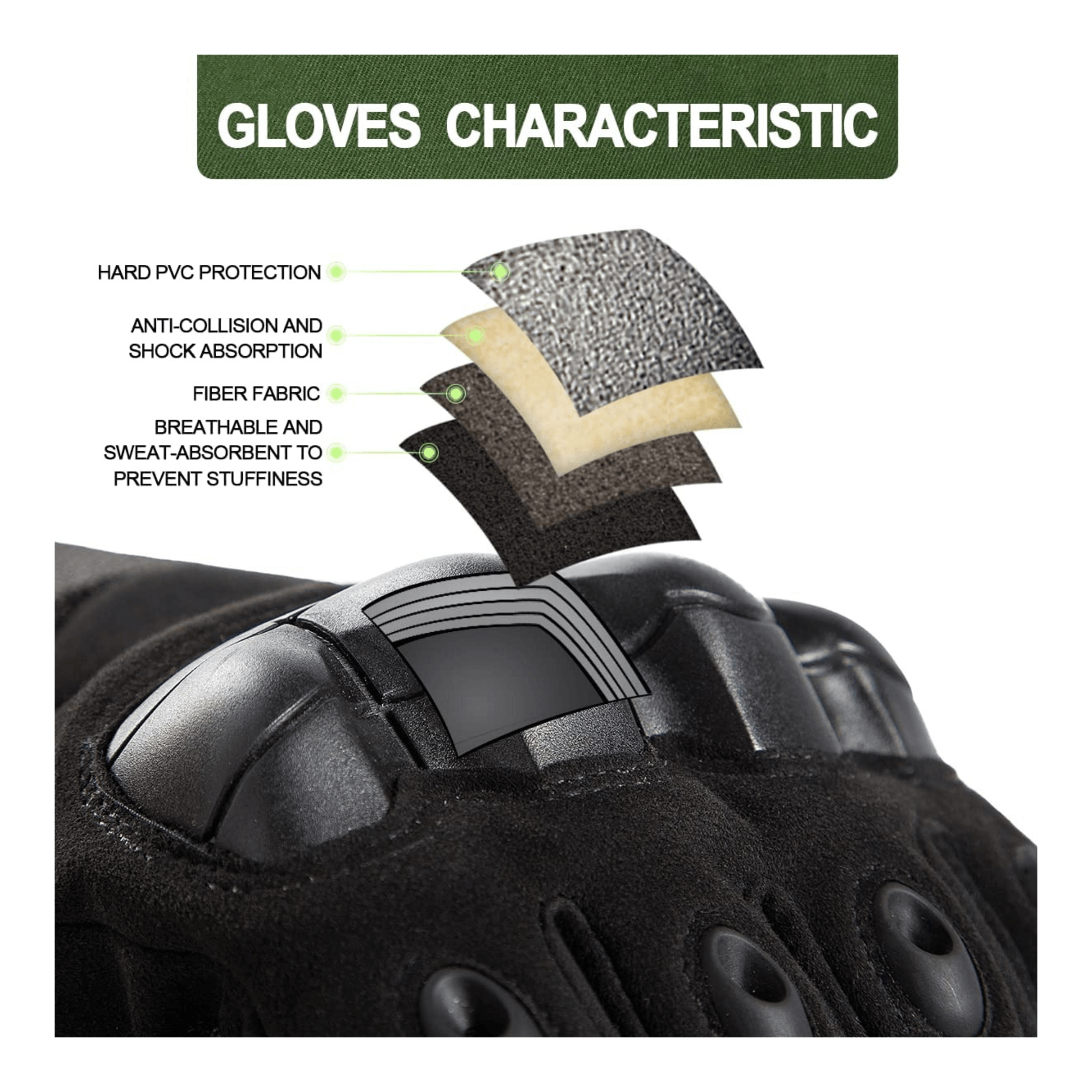 JupiterGear Tactical Military Airsoft Gloves for Outdoor Sports, Paintball, and Motorcycling with Touchscreen Fingertip Capability