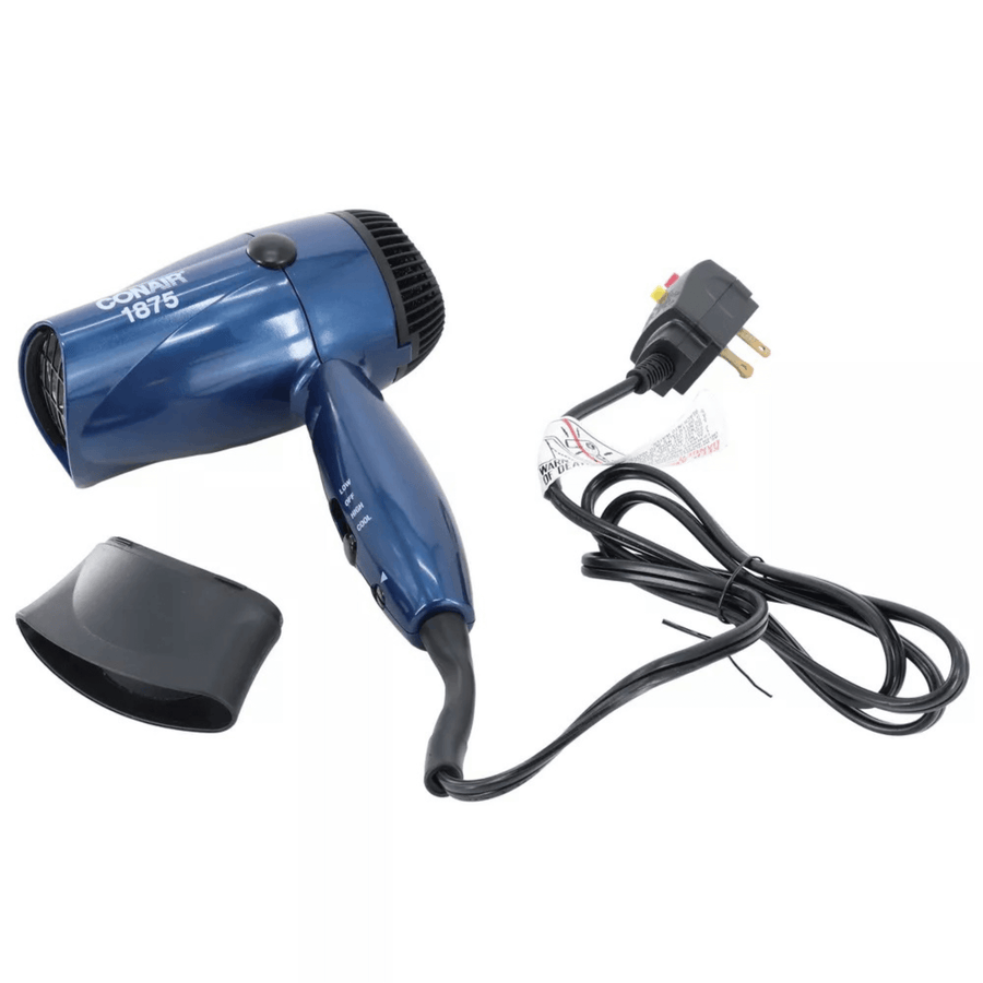 Conair Ion Shine 1875W Dual Voltage Compact Folding Hair Dryer