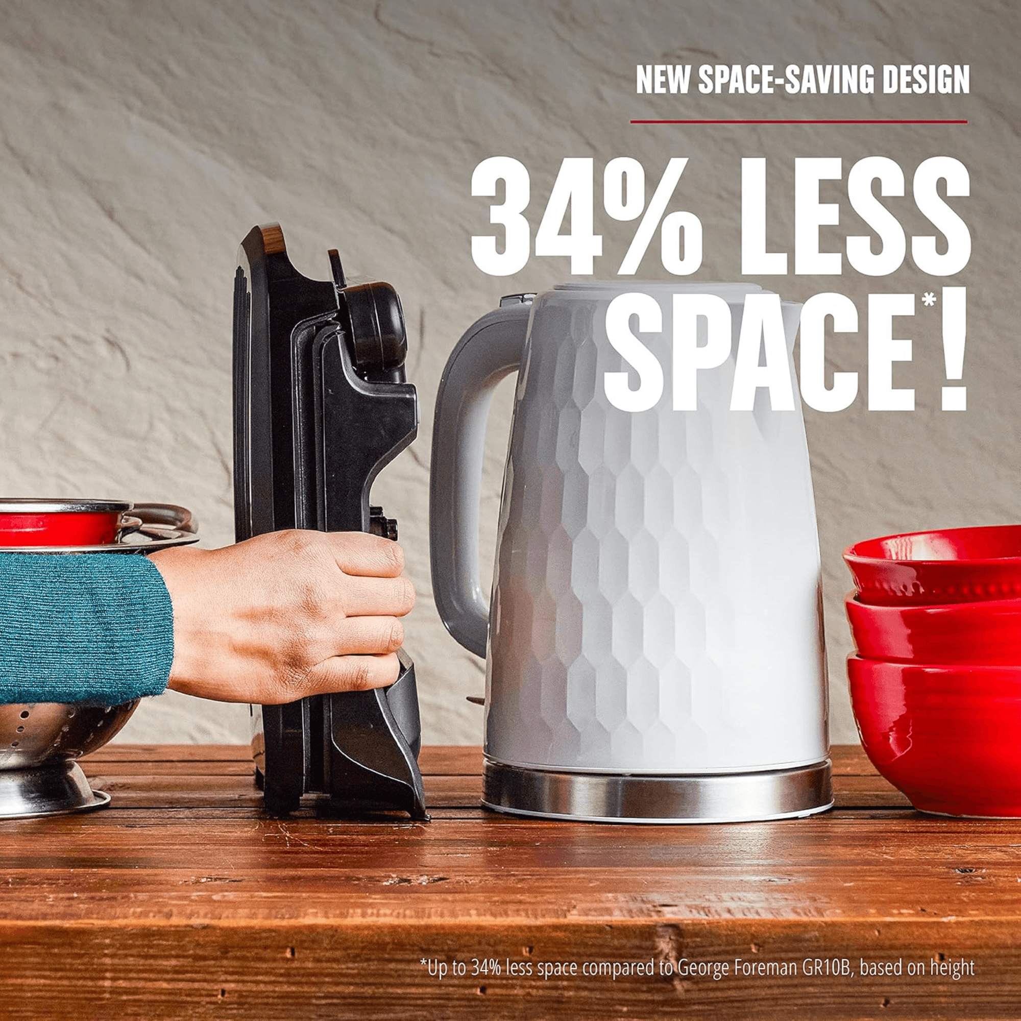 George Foreman 2-Serving Classic Plate Electric Indoor Grill and Panini Press