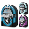 Victor BLVD Mini Bluetooth Jukebox with Multicolor LED Lighting