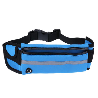 Sports Running Belt and Travel Fanny Pack for Jogging, Cycling and Outdoors with Water Resistant Pockets