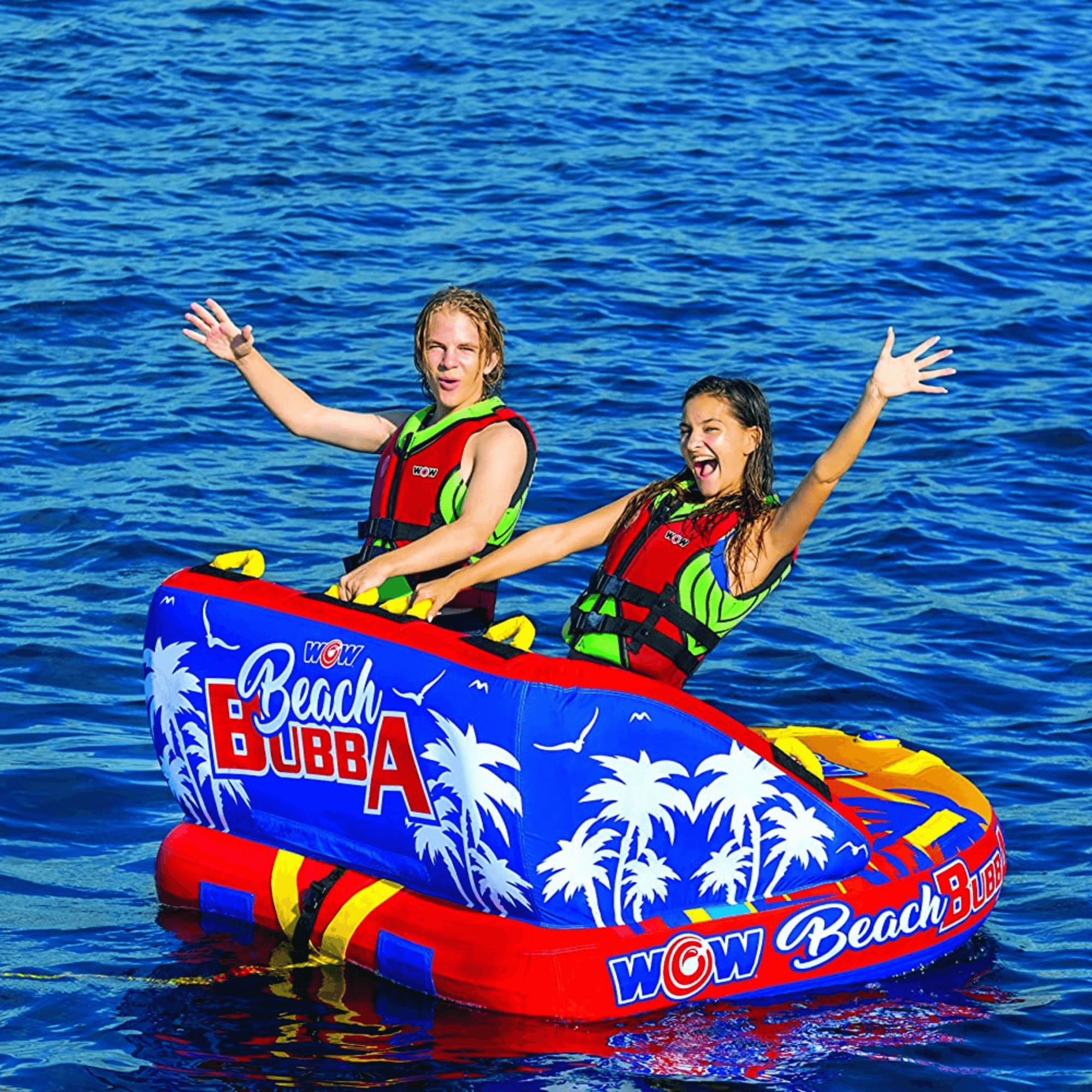 WOW Watersports Beach Bubba 2 Person 2P Towable with Foam Handles