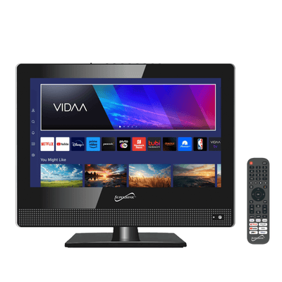 Supersonic 15" VIDAA ACDC Compatible LED Smart TV with Built-In WiFi