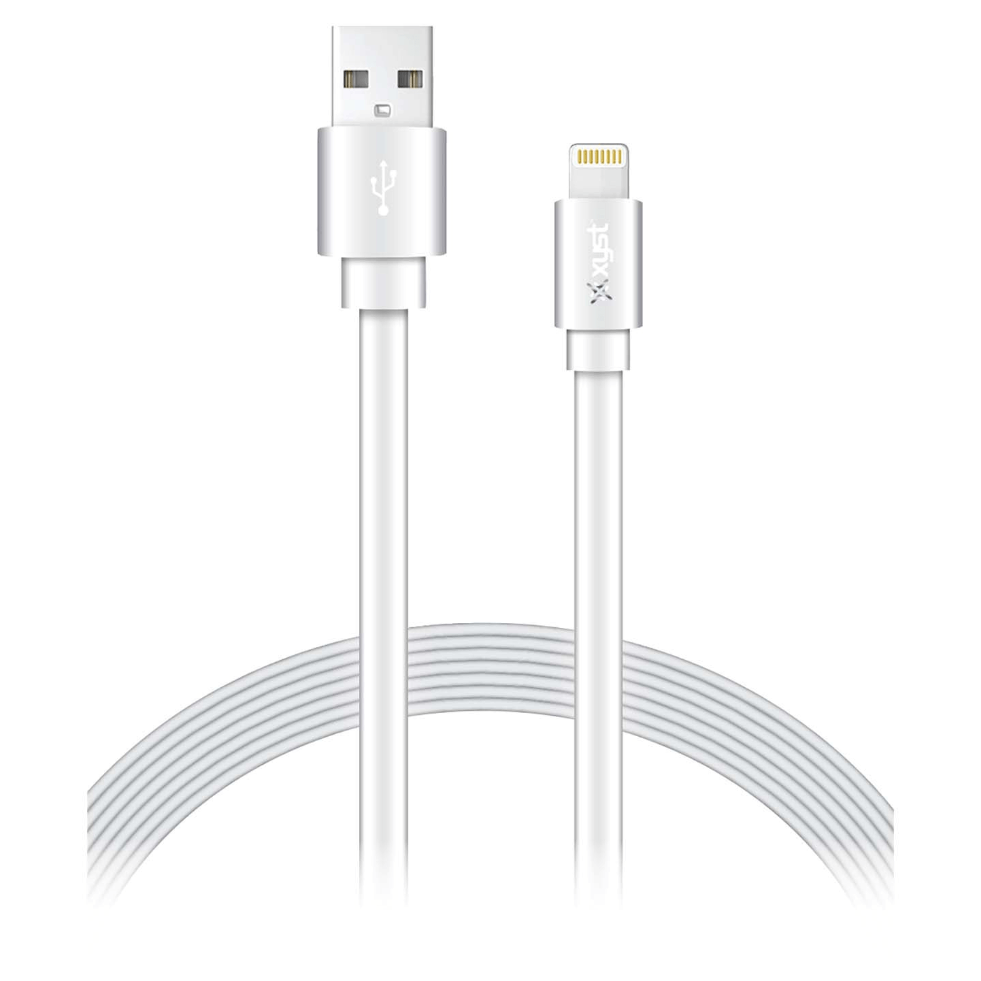 Xyst Charge and Sync USB to Lightning Flat Cable 4Ft