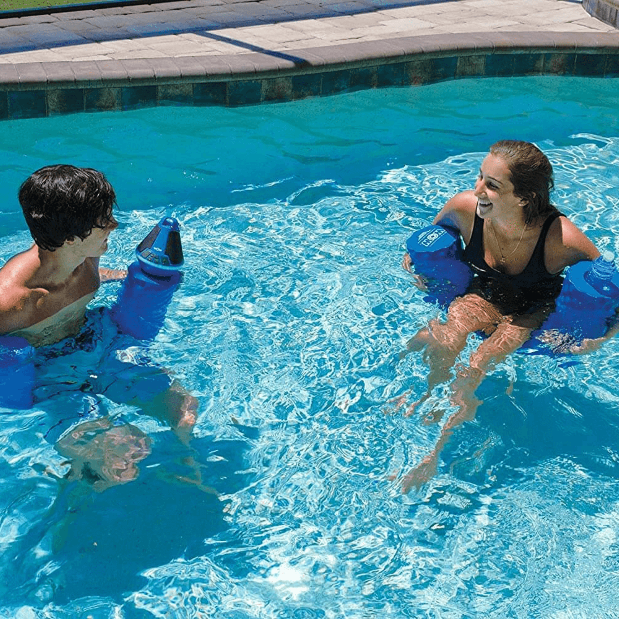 WOW Watersports WOW Dipped Foam Pool Noodle 6.5" with Ribbed Texture and Cup Holder