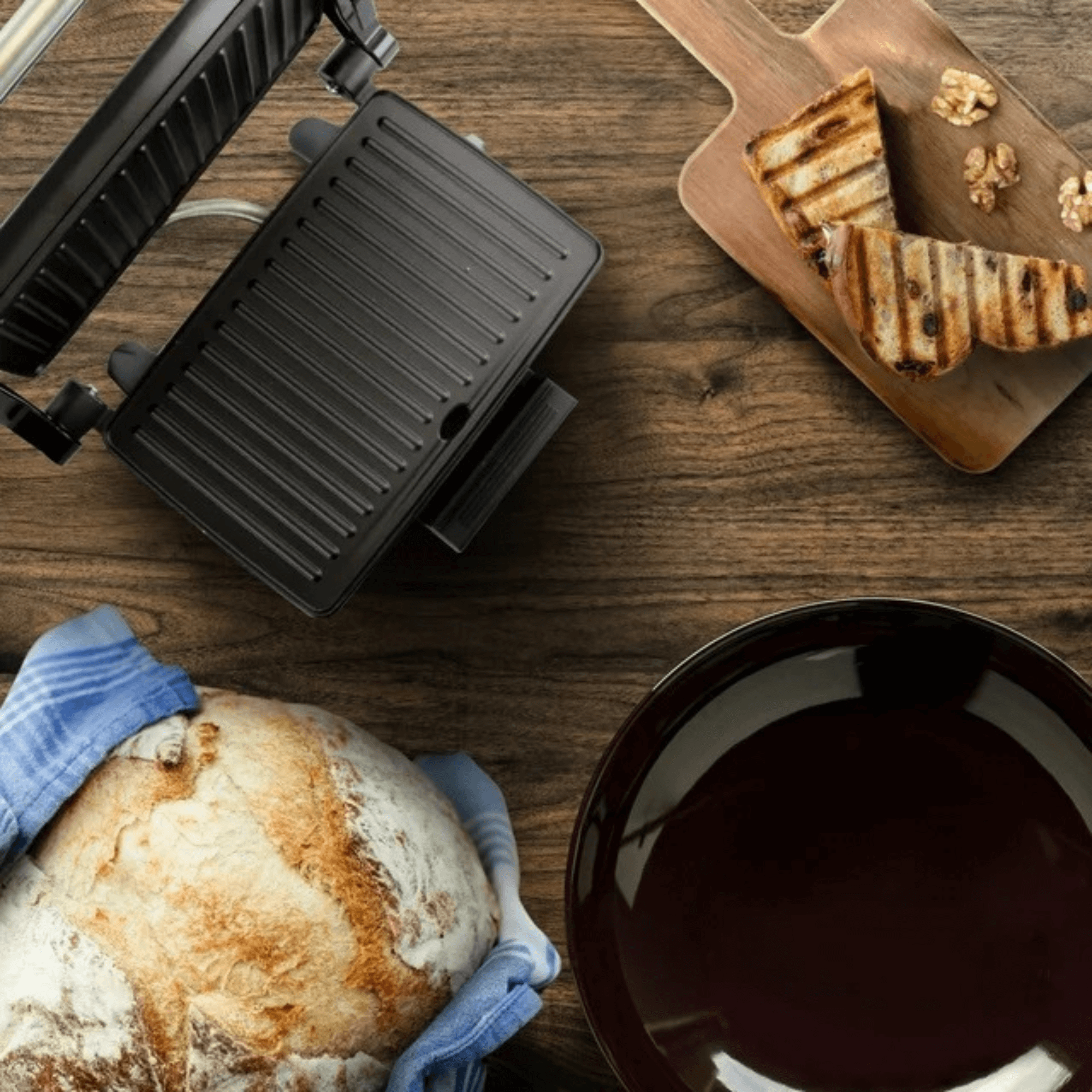 Better Chef Non-Stick Floating Hinge Panini Press Sandwich Maker