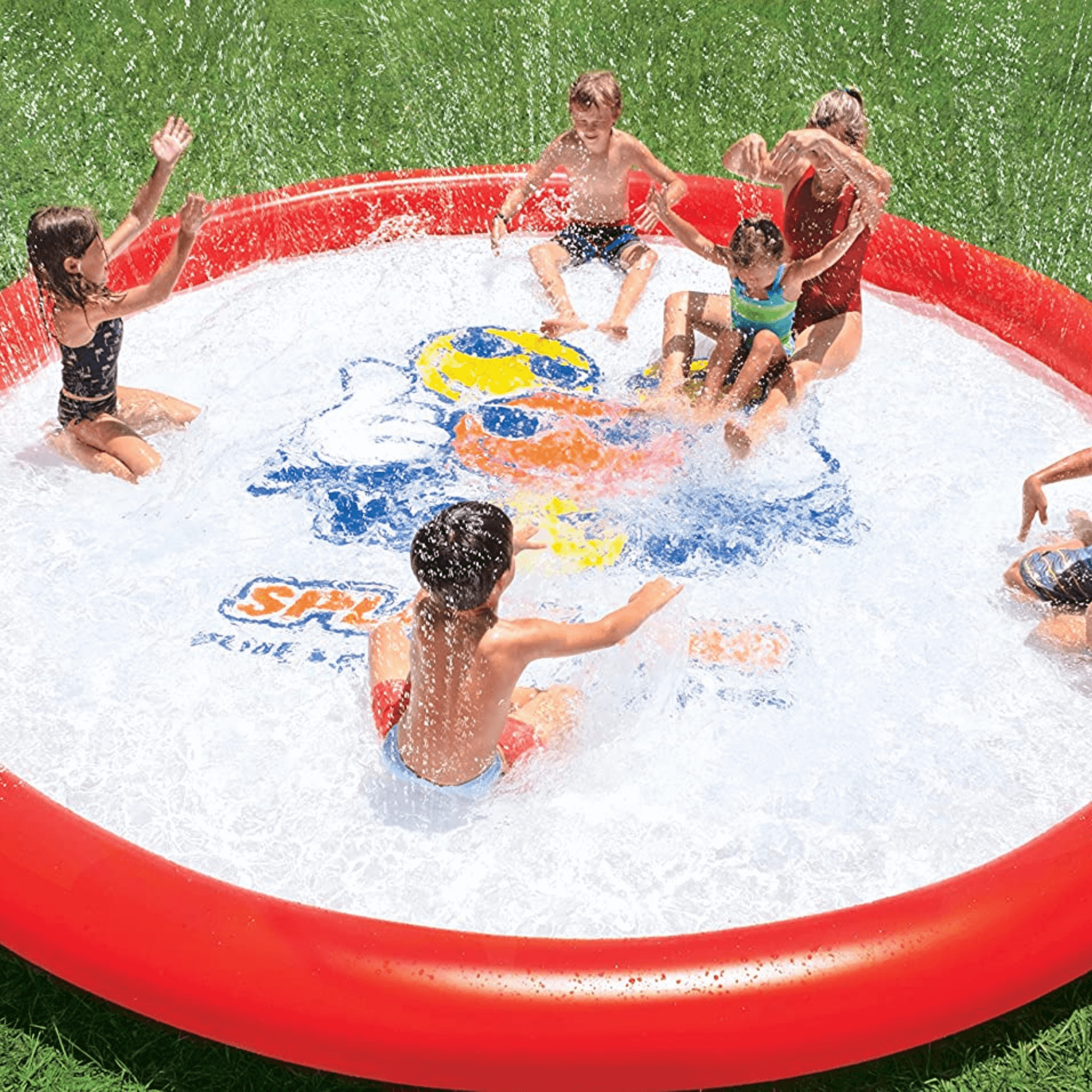 WOW Waterports Super Splash Pad 12' with Adjustable Sprinkler and Wading Pool
