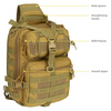 Tactical Military Sling Backpack 15L Shoulder Bag Molle Outdoor Daypack Backpack with Adjustable Strap